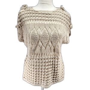 Chico's crochet sweater
